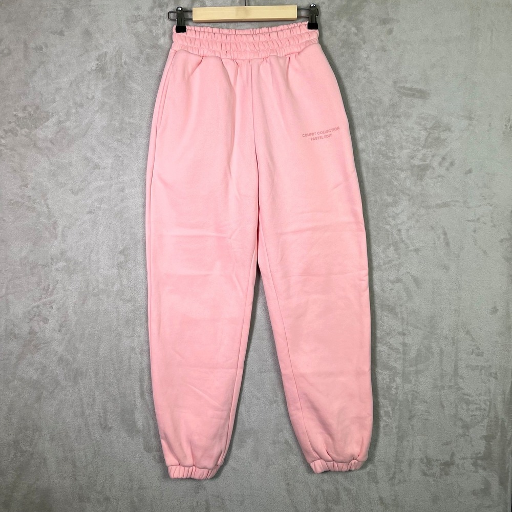 Comfrt Pastel Collection Sweatpants Bubblegum Pink Color‎ Unisex XS NWOT